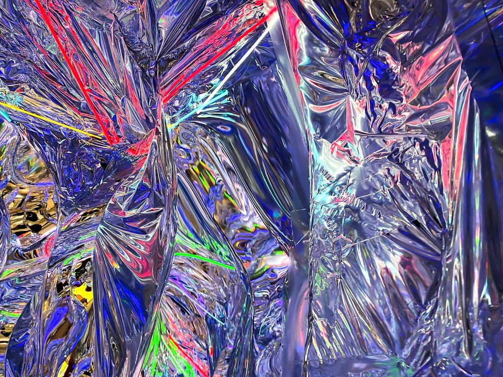 Holographic data storage crystal matrix with blue laser beams